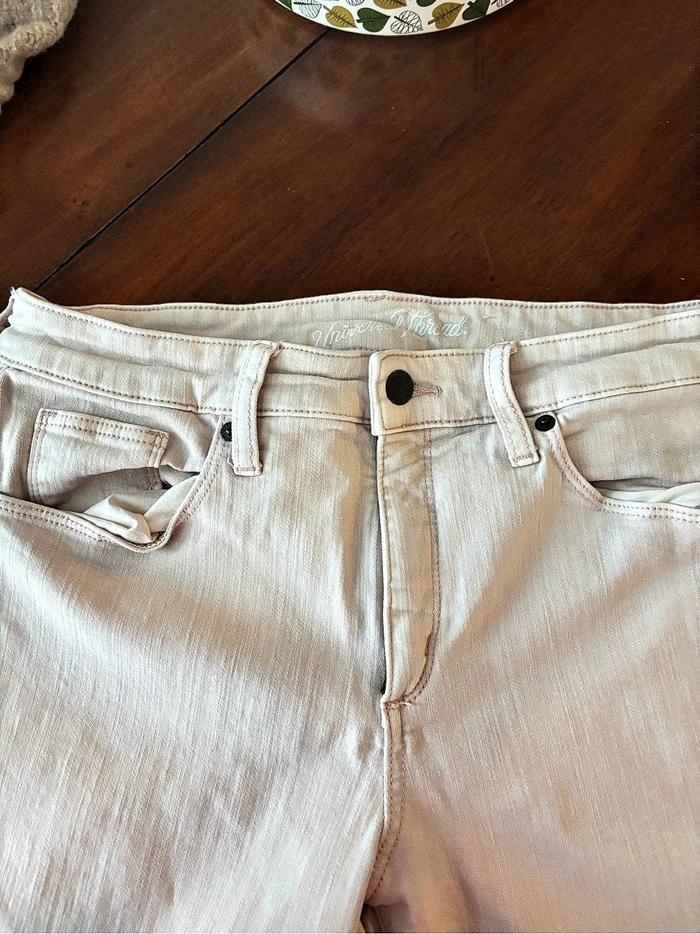 Universal Thread Jegging White/cream Skinny Jeans Waist 30 Size 12